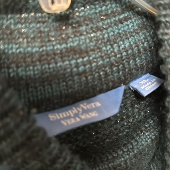 Dark Blue, Black & Sparkle Sweater - Picture 4 of 5